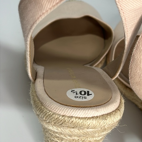 Stuart Weitzman Women's Espadrille Wedge Shoes Ankle Strap Size 10.5 Beach Coast - Picture 9 of 16